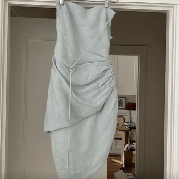 Jacqumus la robe saudade in blue - Picture 2 of 4